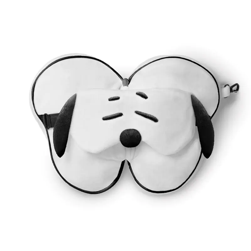 Relaxeazzz Peanuts travel pillow eye mask product photo