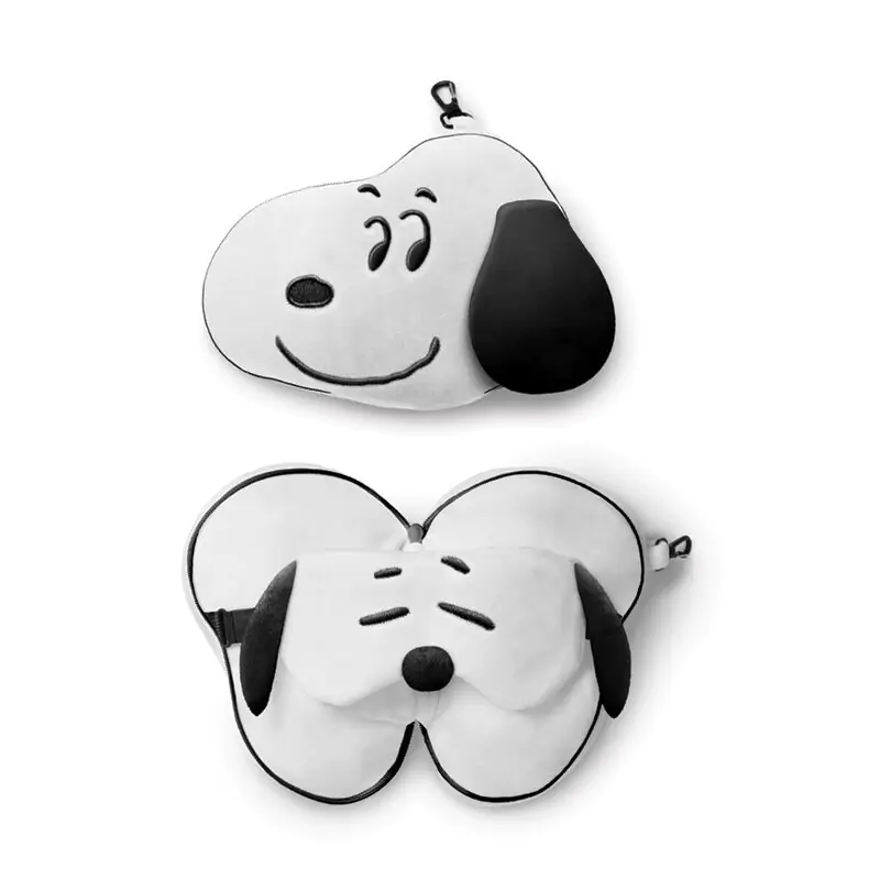 Relaxeazzz Peanuts travel pillow eye mask product photo