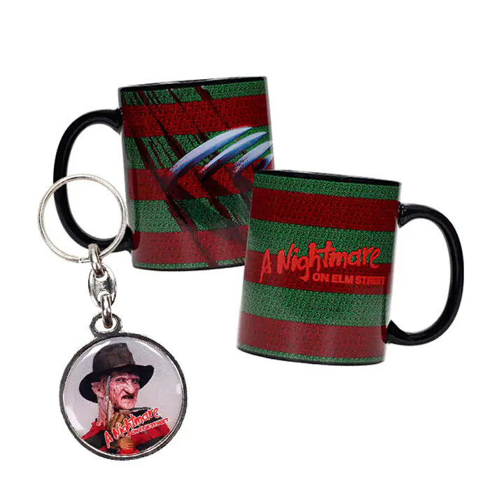 A Nightmare on Elm Street Mug and Metal keychain product photo