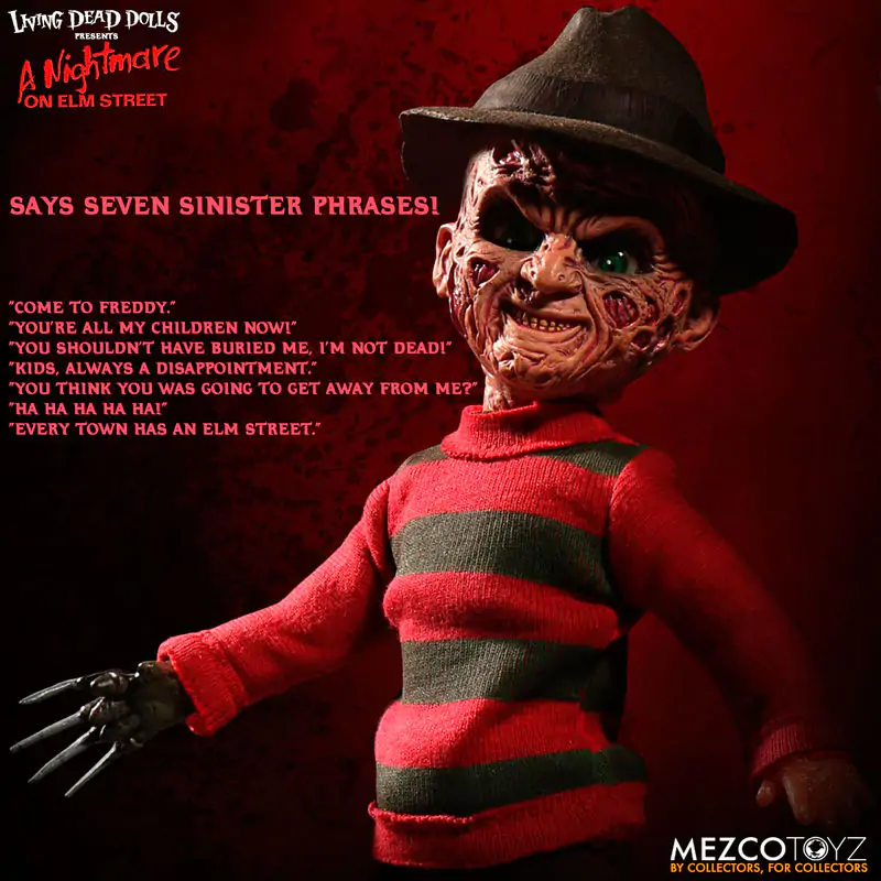 A Nightmare on Elm Street Freddy Krueger figure 25cm with sound product photo