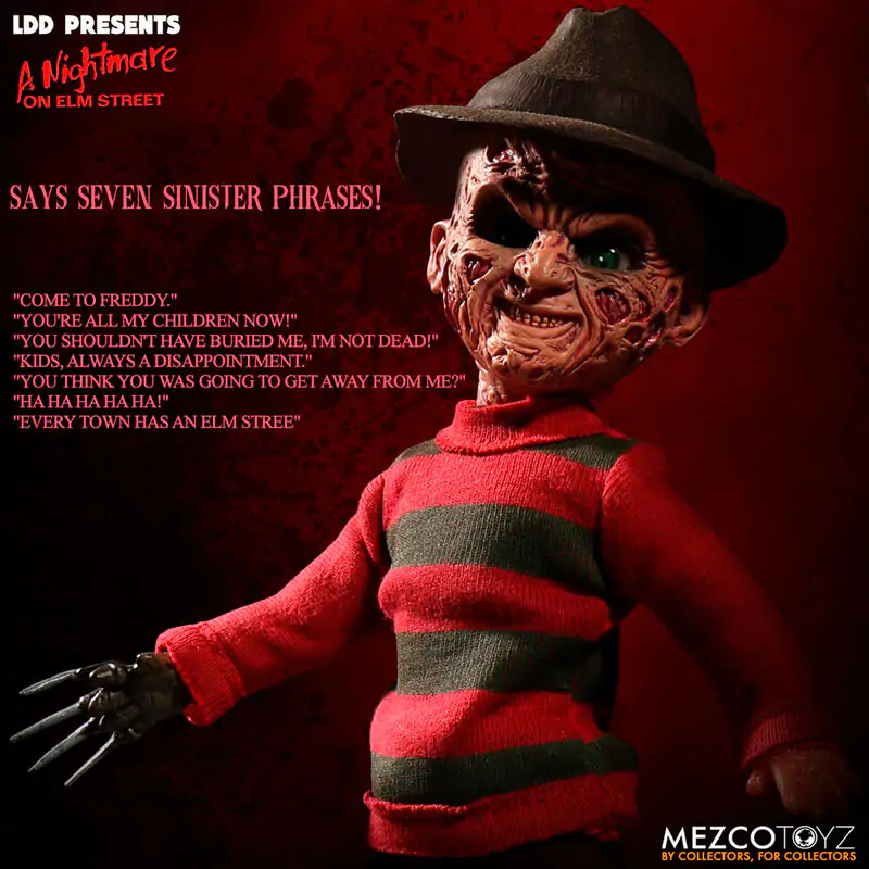 A Nightmare on Elm Street Freddy Krueger figure 25cm with sound product photo