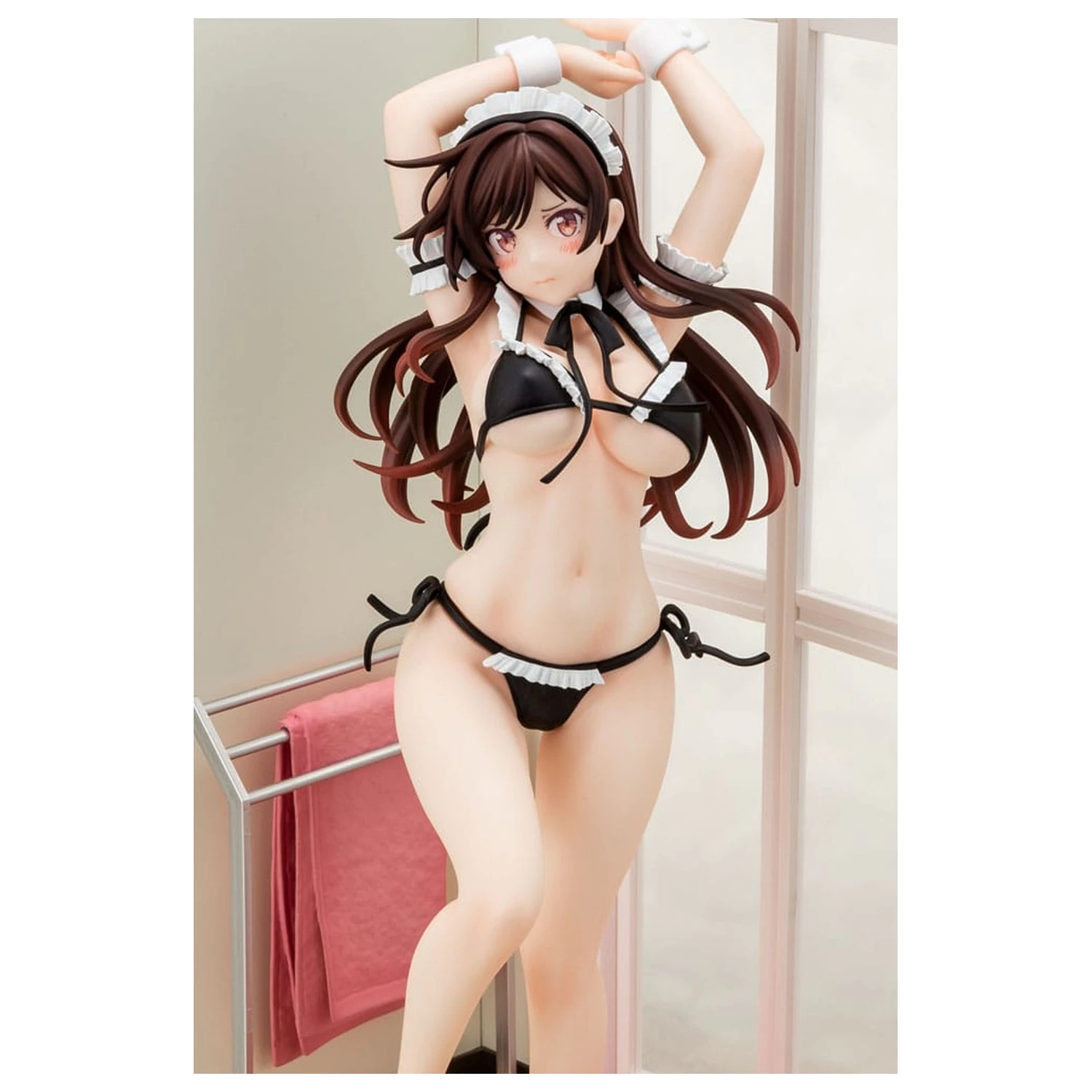 Rent-A-Girlfriend PVC Statue 1/6 Chizuru Mizuhara Maid Bikini ni Okigae 30 cm product photo