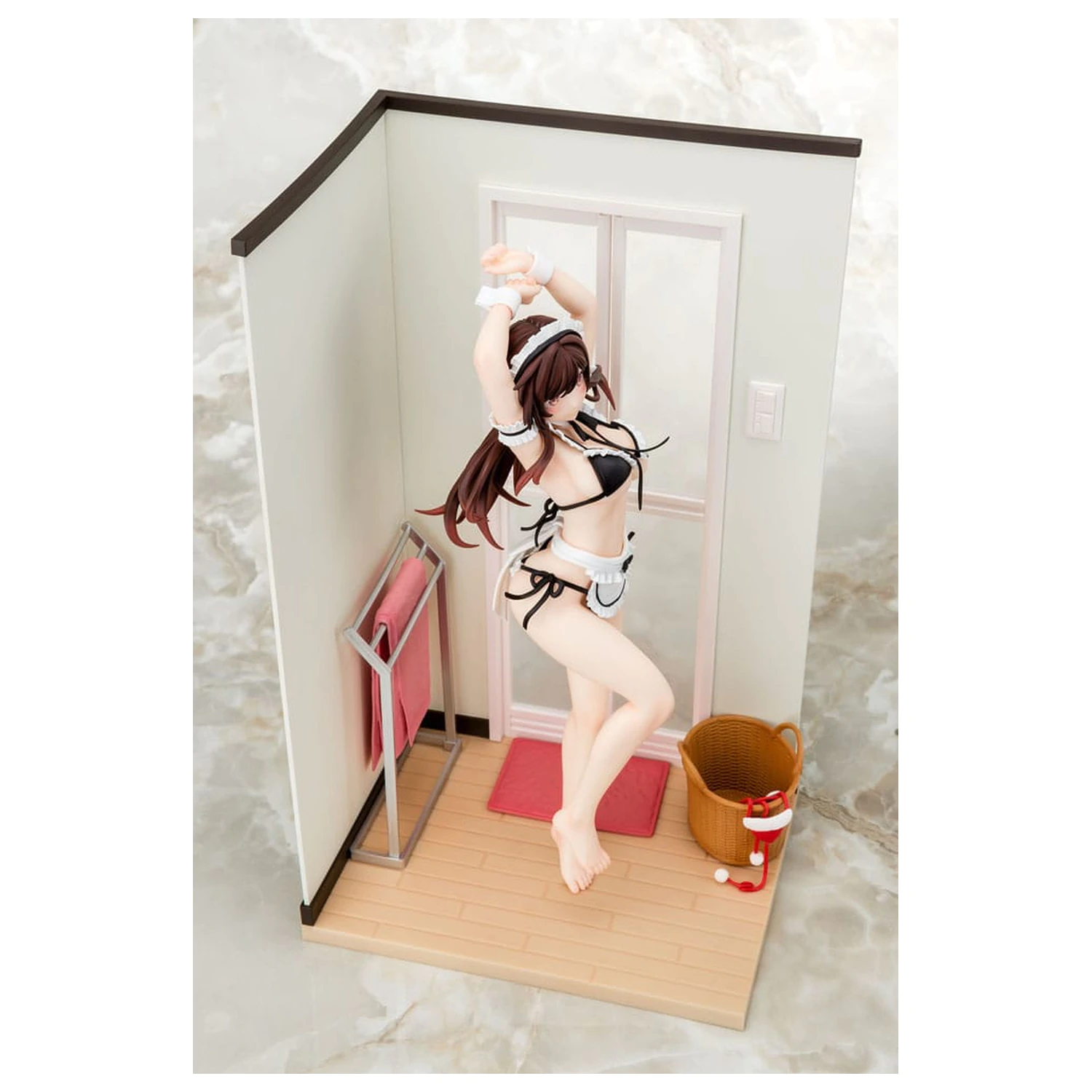 Rent-A-Girlfriend PVC Statue 1/6 Chizuru Mizuhara Maid Bikini ni Okigae 30 cm product photo