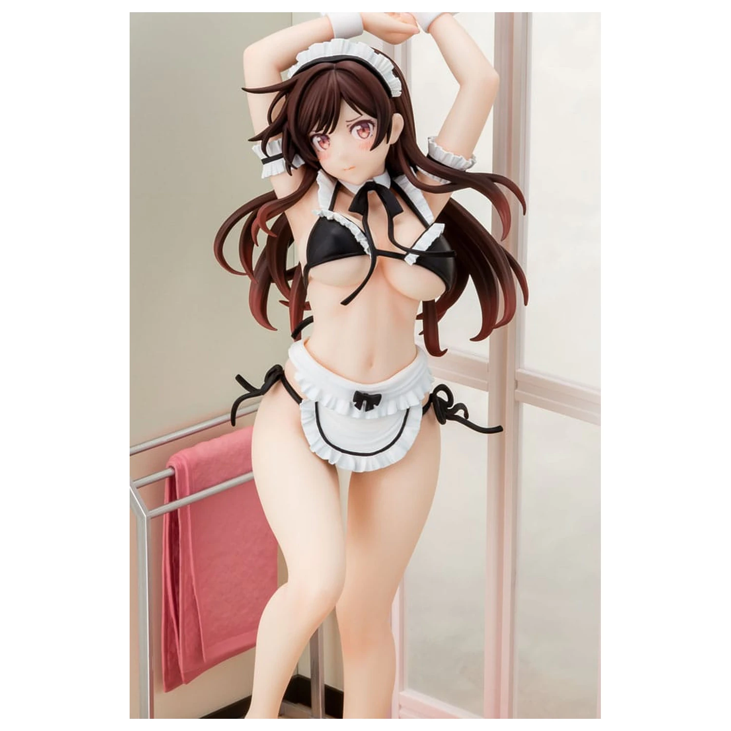 Rent-A-Girlfriend PVC Statue 1/6 Chizuru Mizuhara Maid Bikini ni Okigae 30 cm product photo