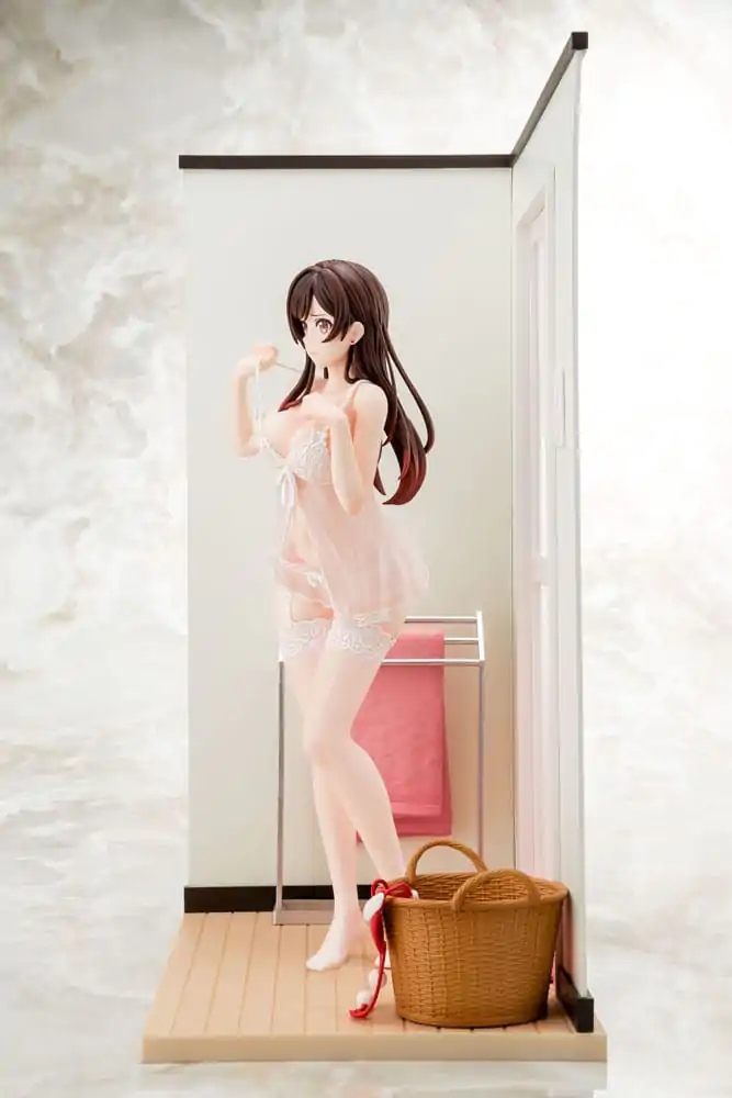 Rent-A-Girlfriend PVC Statue 1/6 Chizuru Mizuhara See-through lingerie figure angel white Ver. 23 cm termékfotó