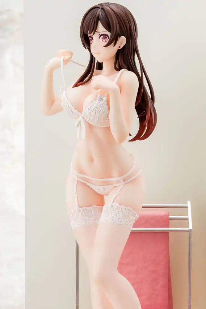 Rent-A-Girlfriend PVC Statue 1/6 Chizuru Mizuhara See-through lingerie figure angel white Ver. 23 cm termékfotó