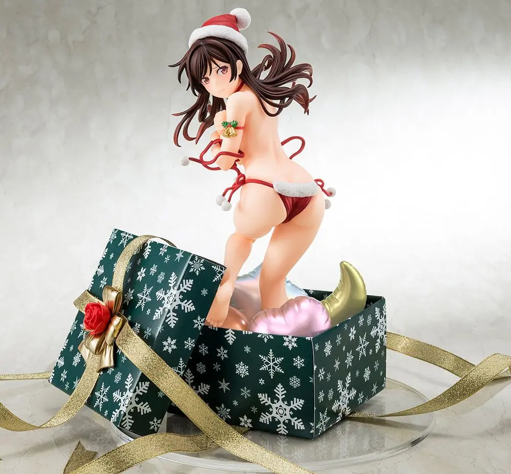 Rent-A-Girlfriend PVC Statue 1/6 Mizuhara Chizuru in a Santa Claus Bikini De Fluffy 24 cm termékfotó