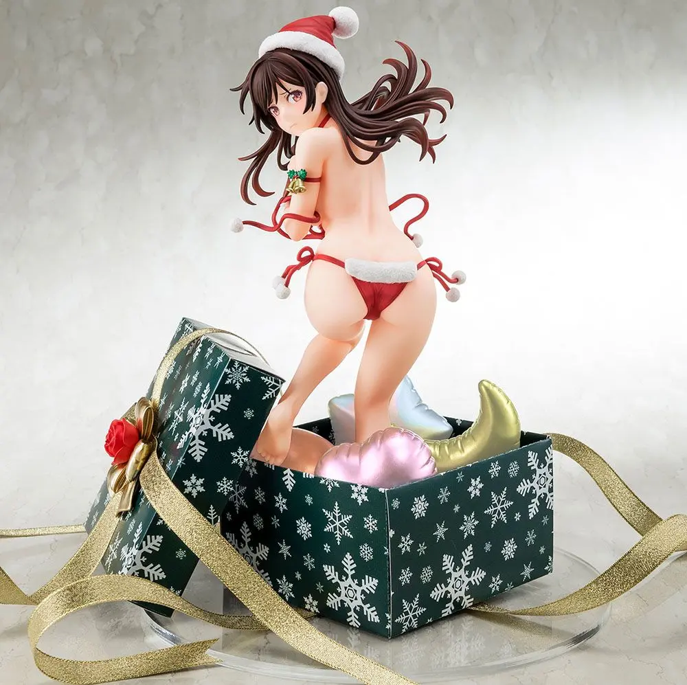 Rent-A-Girlfriend PVC Statue 1/6 Mizuhara Chizuru in a Santa Claus Bikini De Fluffy 24 cm termékfotó