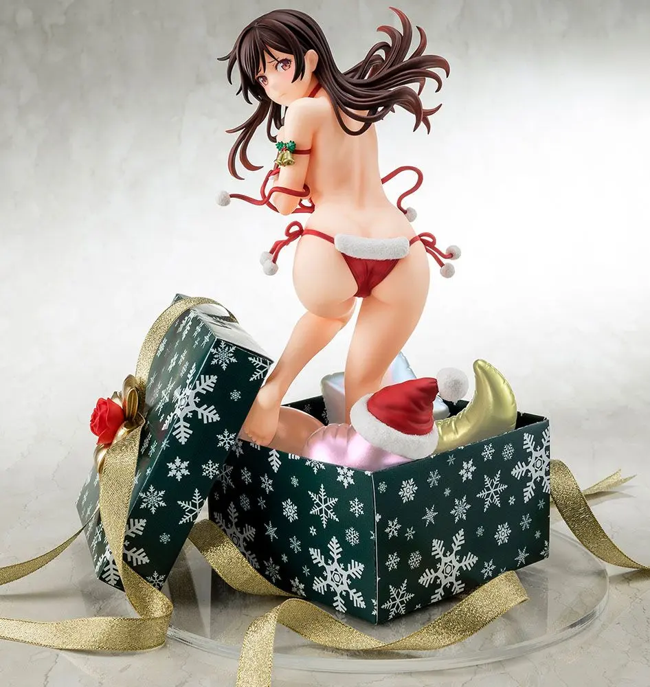 Rent-A-Girlfriend PVC Statue 1/6 Mizuhara Chizuru in a Santa Claus Bikini De Fluffy 24 cm termékfotó