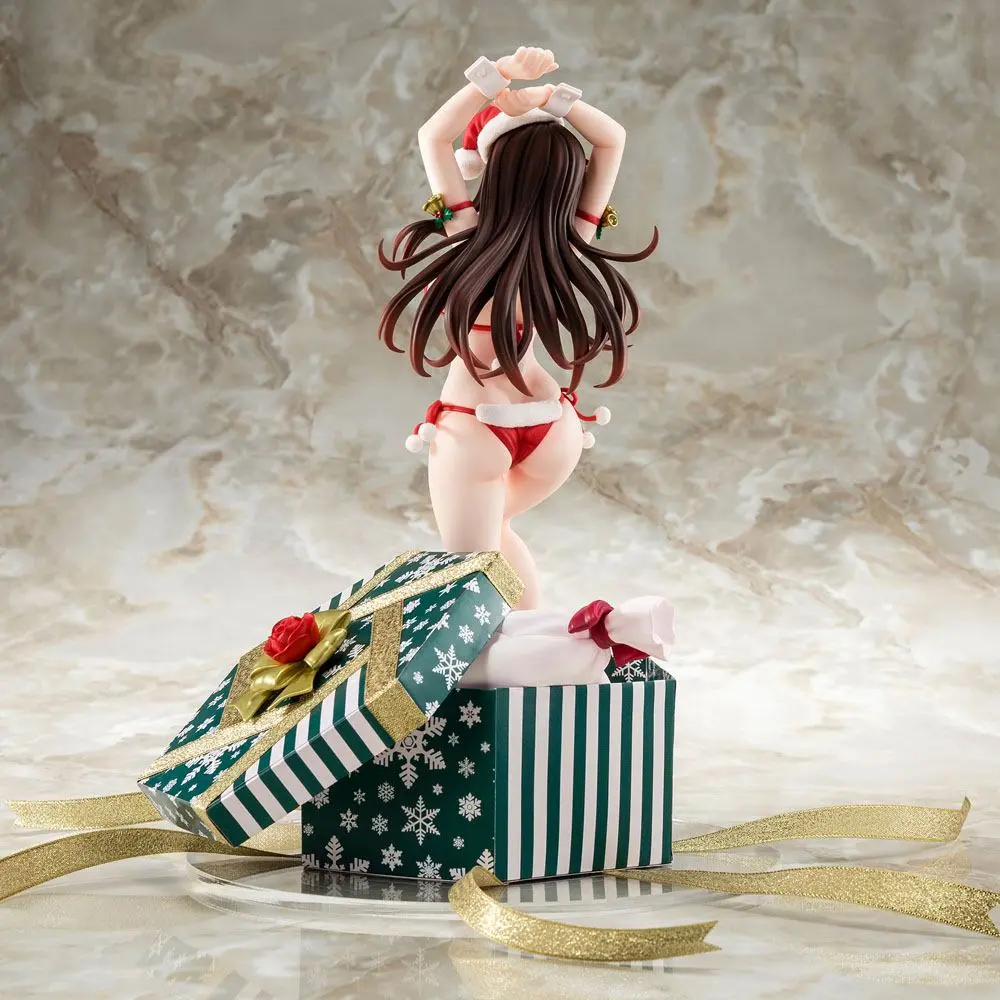 Rent-A-Girlfriend PVC Statue 1/6 Mizuhara Chizuru Santa Bikini de Fuwamoko 2nd Xmas 26 cm termékfotó