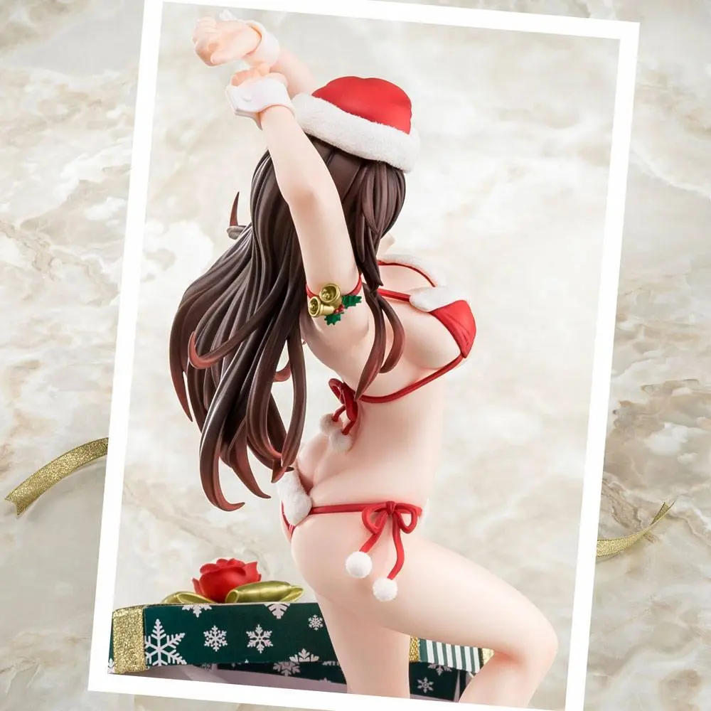 Rent-A-Girlfriend PVC Statue 1/6 Mizuhara Chizuru Santa Bikini de Fuwamoko 2nd Xmas 26 cm termékfotó