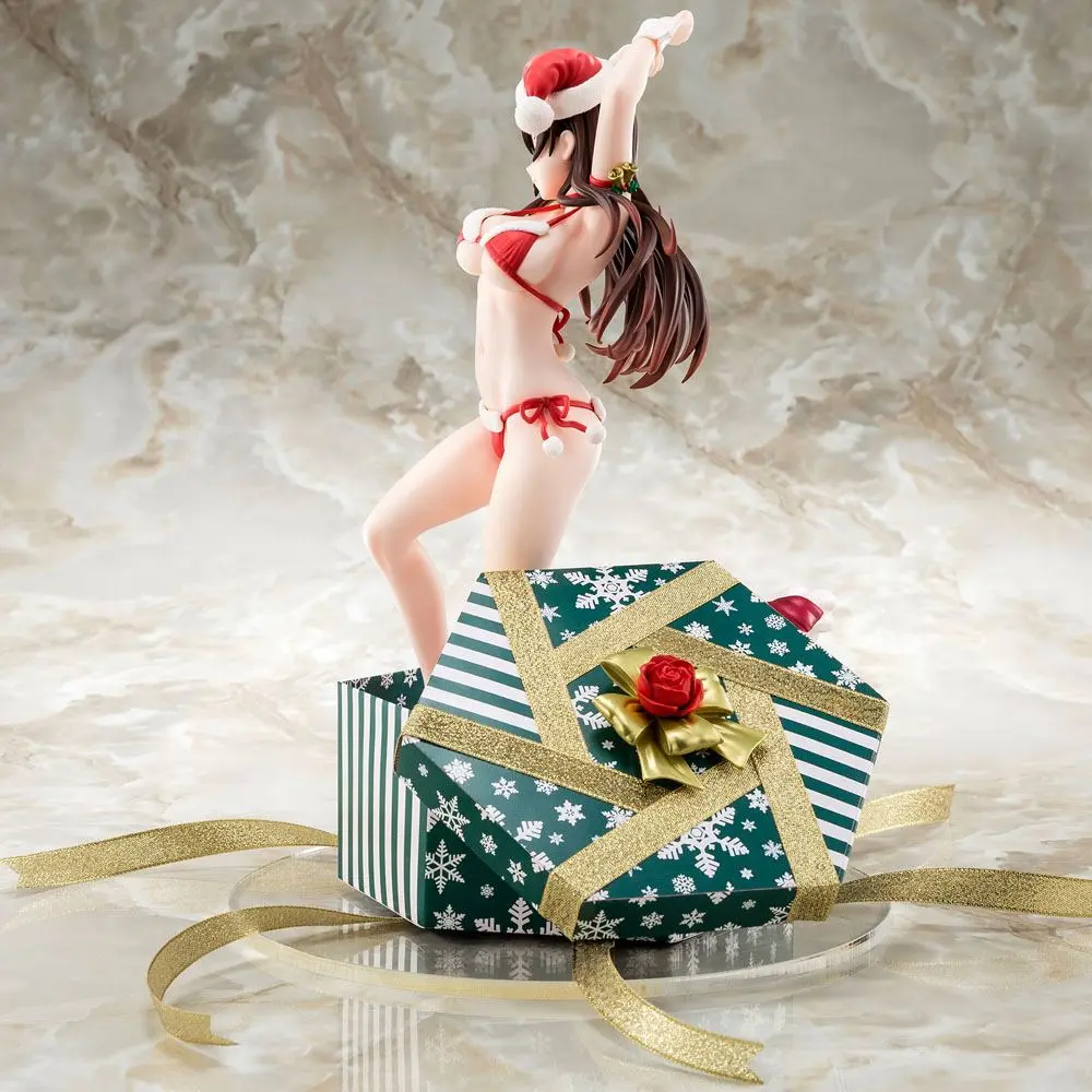 Rent-A-Girlfriend PVC Statue 1/6 Mizuhara Chizuru Santa Bikini de Fuwamoko 2nd Xmas 26 cm termékfotó