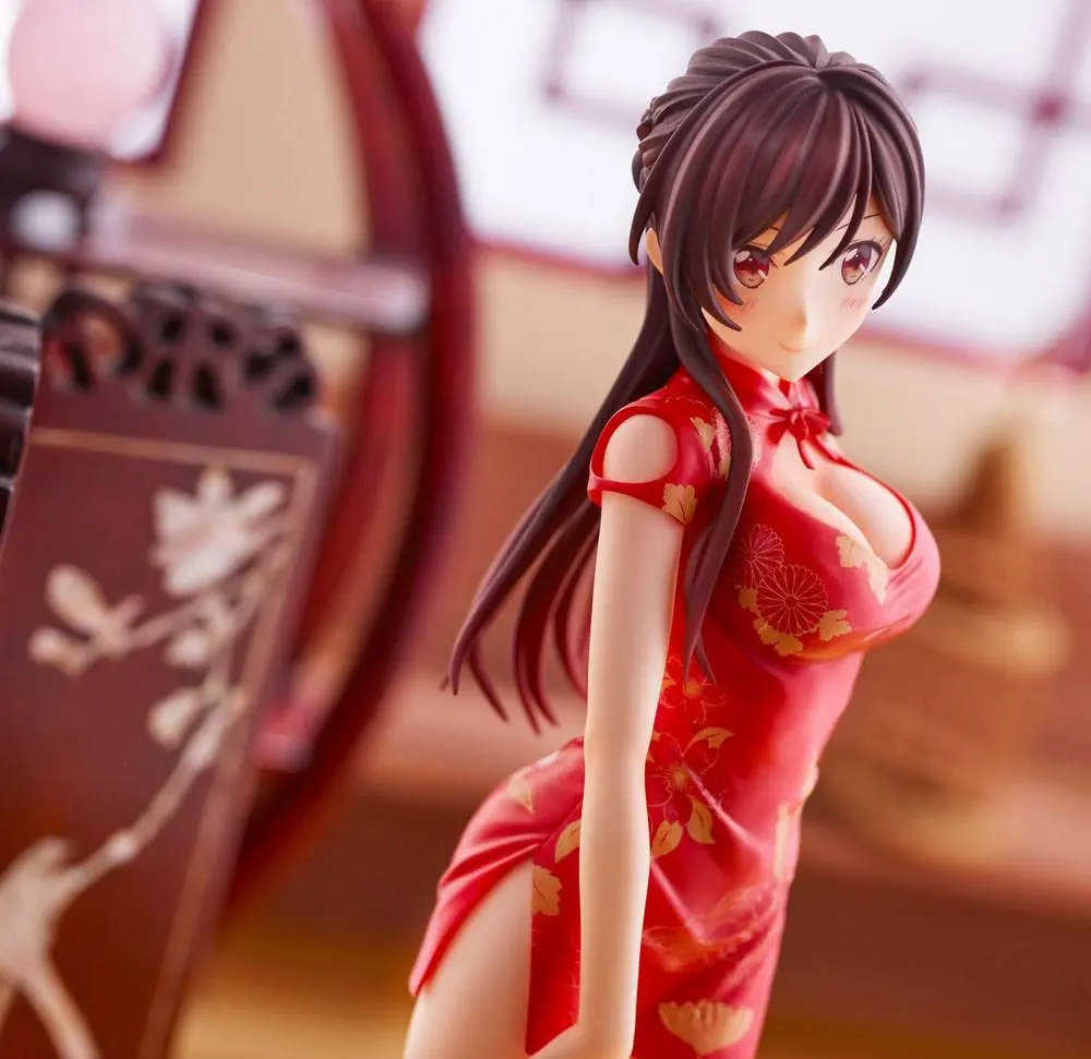 Rent a Girlfriend PVC Statue 1/7 Chizuru Mizuhara China Dress Ver. 24 cm product photo