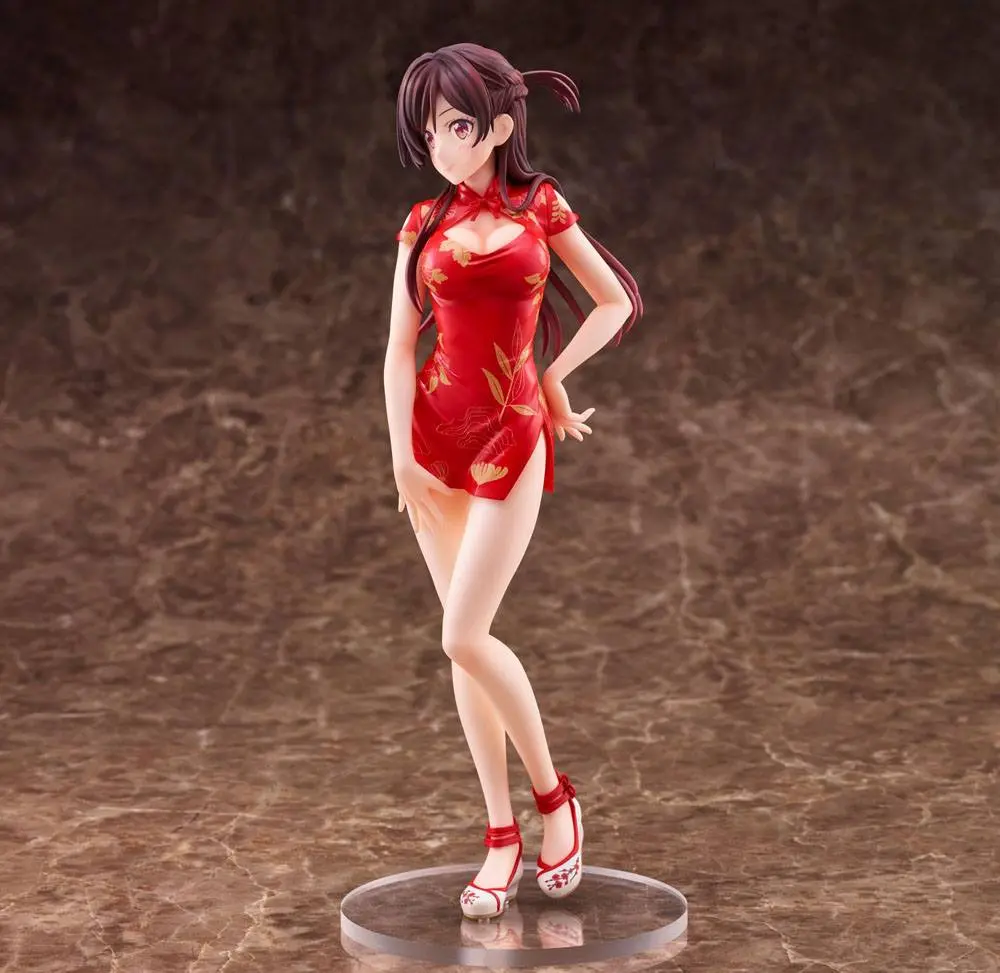 Rent a Girlfriend PVC Statue 1/7 Chizuru Mizuhara China Dress Ver. 24 cm product photo