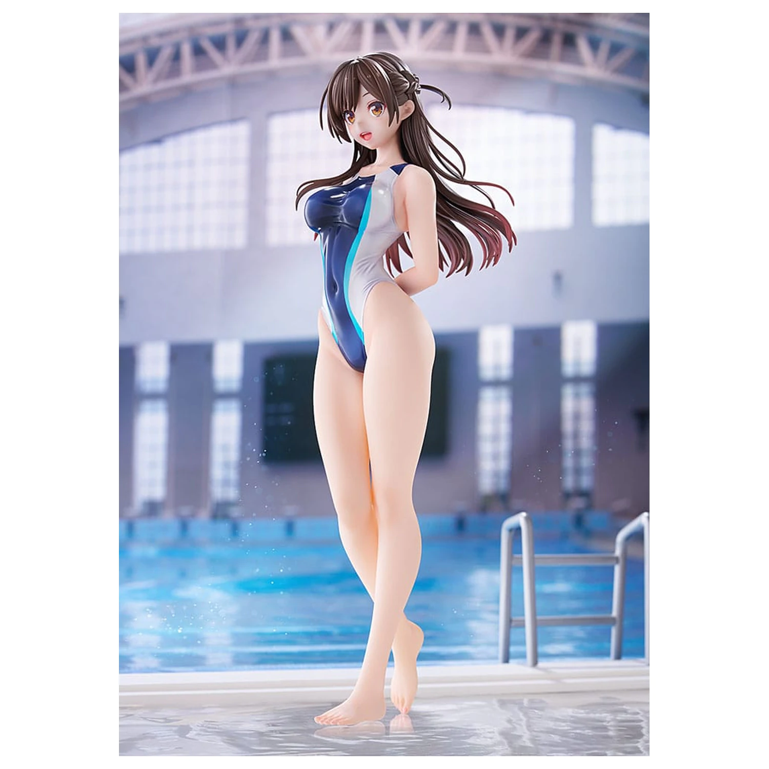 Rent-a-Girlfriend PVC Statue 1/7 Chizuru Mizuhara Light Blue Line Swimwear Ver. 25 cm product photo