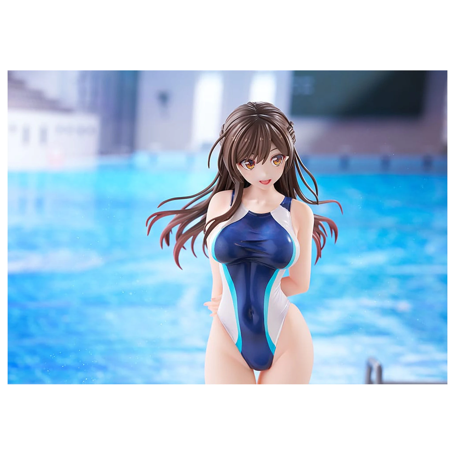 Rent-a-Girlfriend PVC Statue 1/7 Chizuru Mizuhara Light Blue Line Swimwear Ver. 25 cm product photo