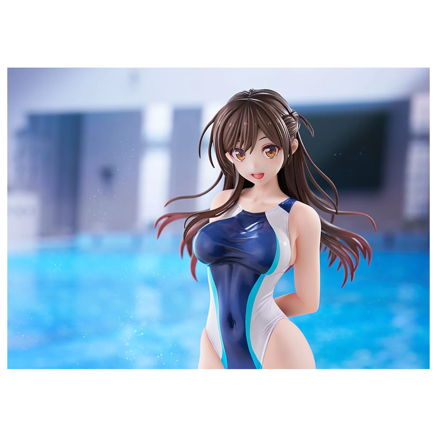 Rent-a-Girlfriend PVC Statue 1/7 Chizuru Mizuhara Light Blue Line Swimwear Ver. 25 cm product photo