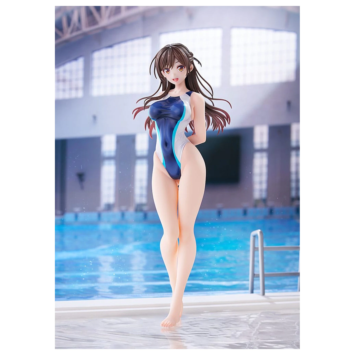 Rent-a-Girlfriend PVC Statue 1/7 Chizuru Mizuhara Light Blue Line Swimwear Ver. 25 cm product photo