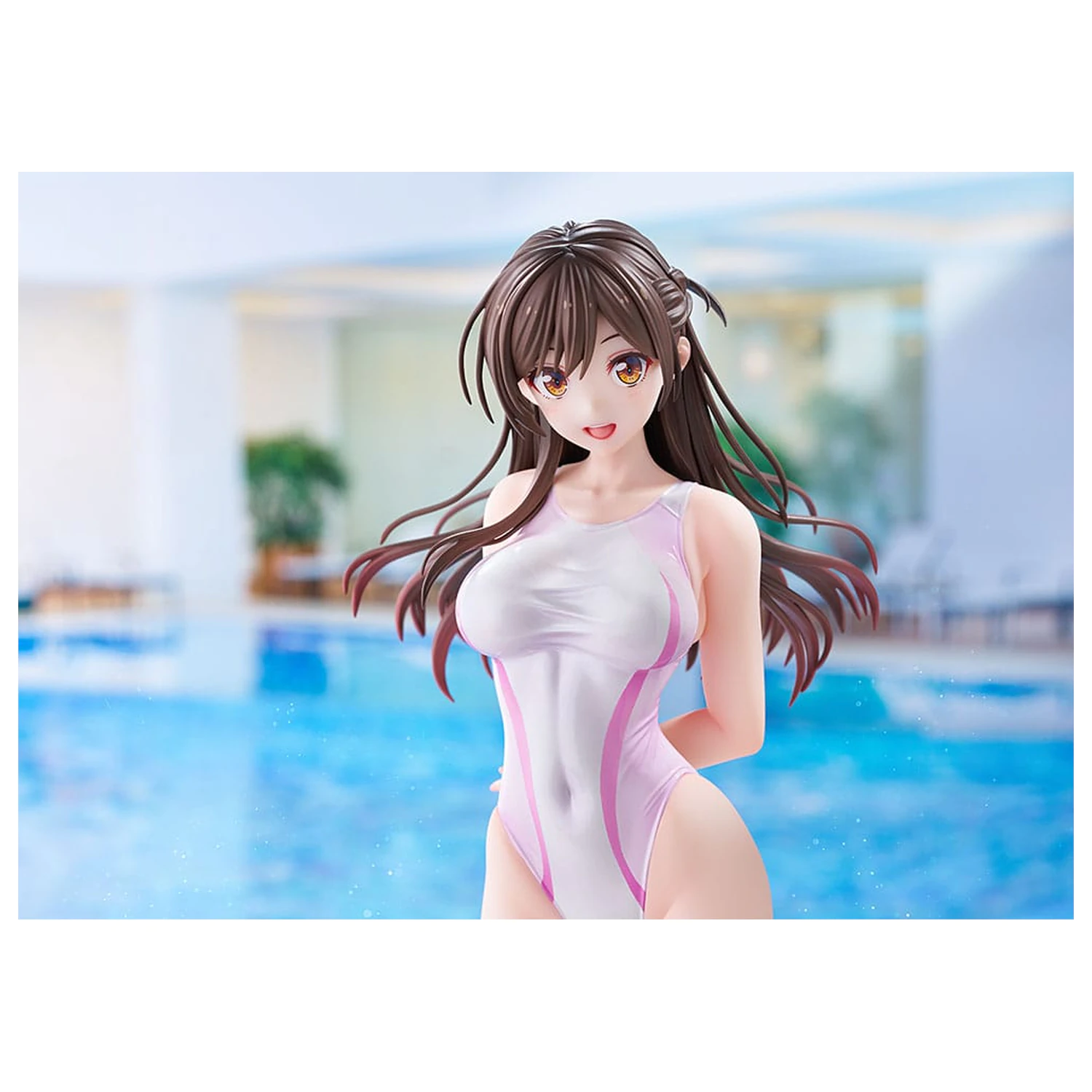 Rent-a-Girlfriend PVC Statue 1/7 Chizuru Mizuhara Pink Line Swimwear Ver. 25 cm product photo