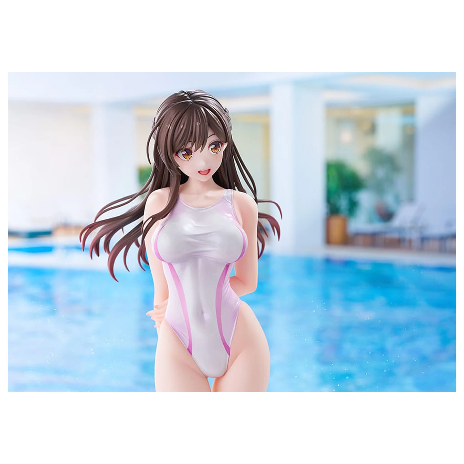 Rent-a-Girlfriend PVC Statue 1/7 Chizuru Mizuhara Pink Line Swimwear Ver. 25 cm product photo