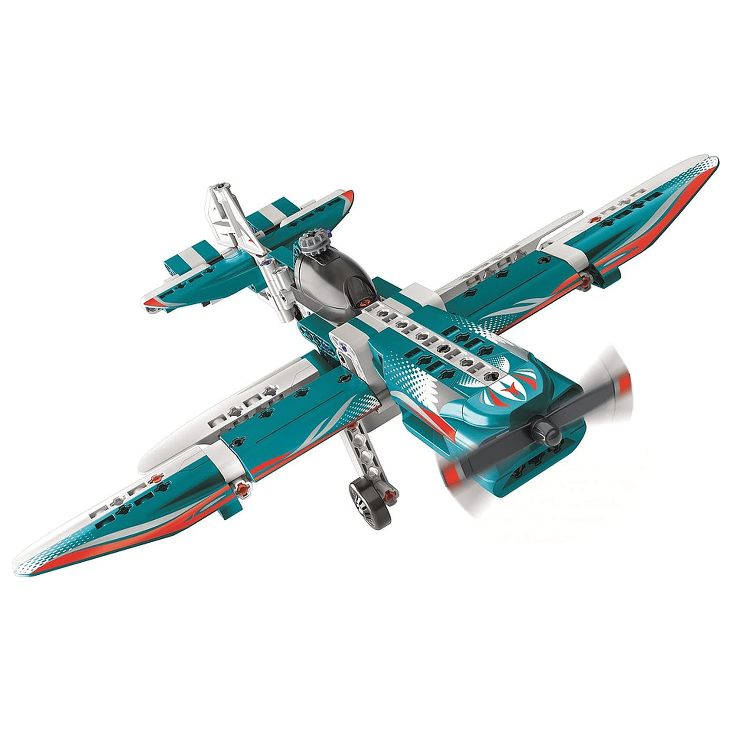 Airplanes and Helicopters Mechanics 10 in 1 Building Toy product photo