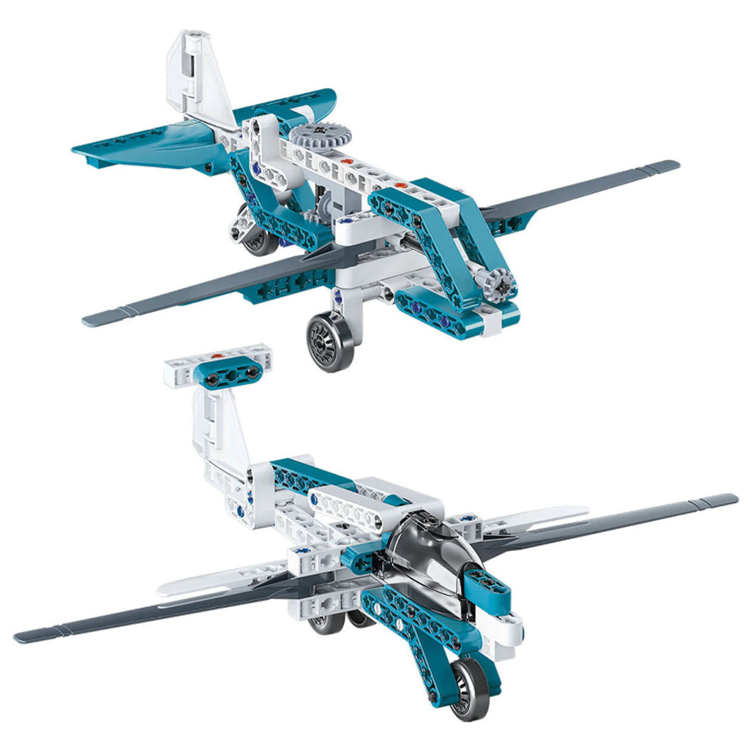 Airplanes and Helicopters Mechanics 10 in 1 Building Toy product photo