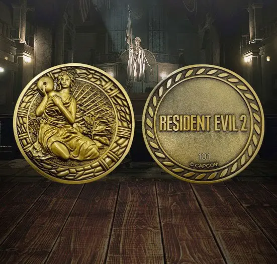 Resident Evil 2 Replica 1/1 Maiden Medallion termékfotó