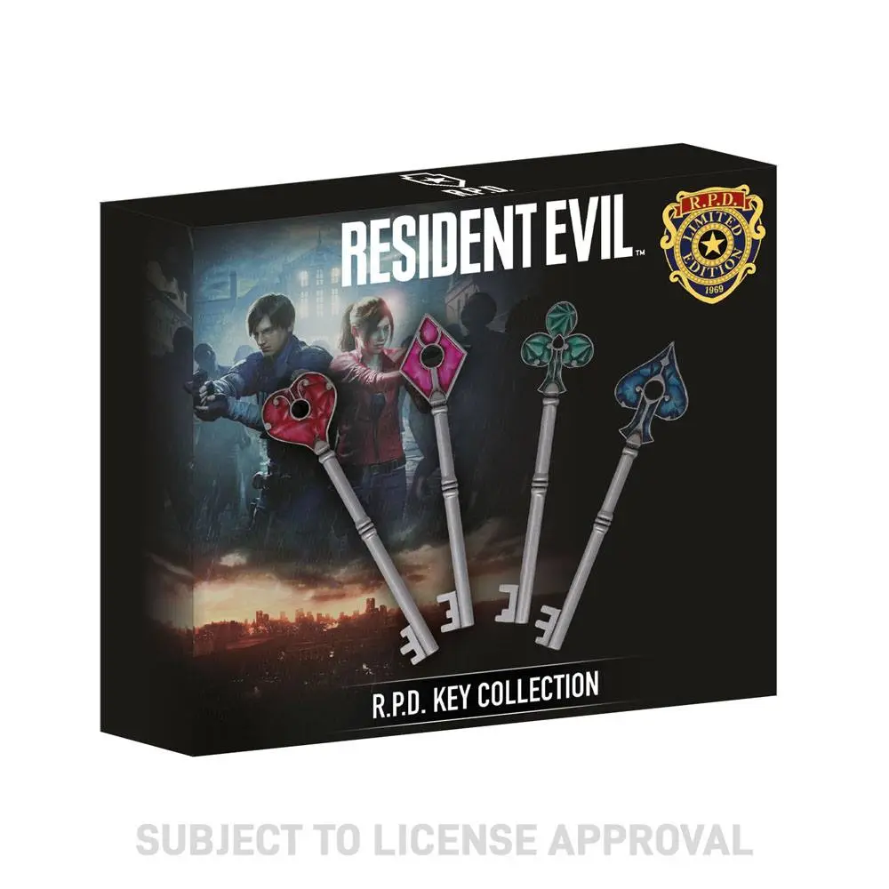 Resident Evil 2 Replica 1/1 R.P.D Key Collection product photo