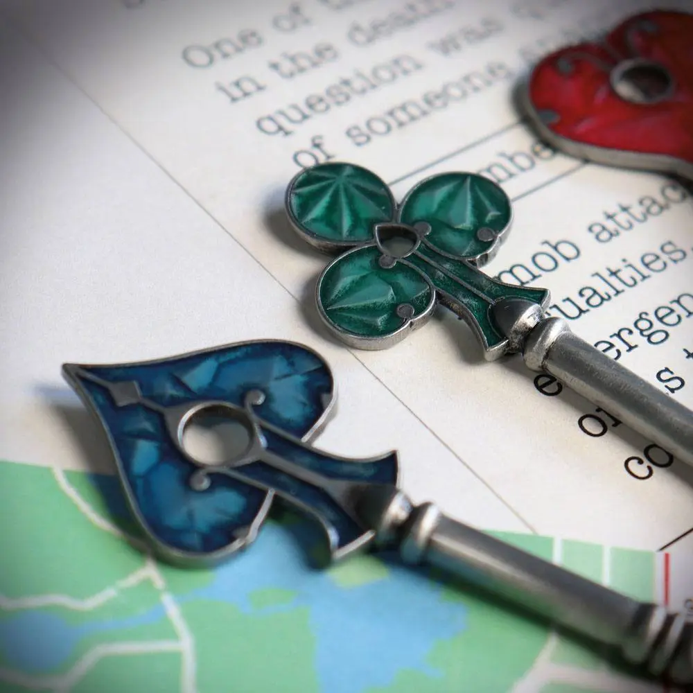 Resident Evil 2 Replica 1/1 R.P.D Key Collection product photo