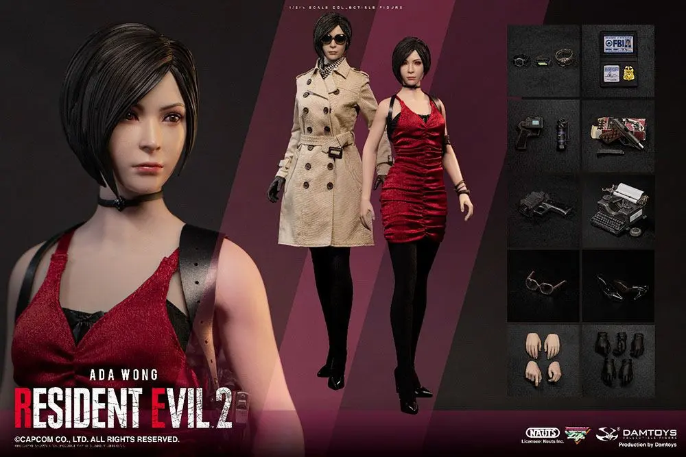 Resident Evil 2 Action Figure 1/6 Ada Wong 30 cm product photo