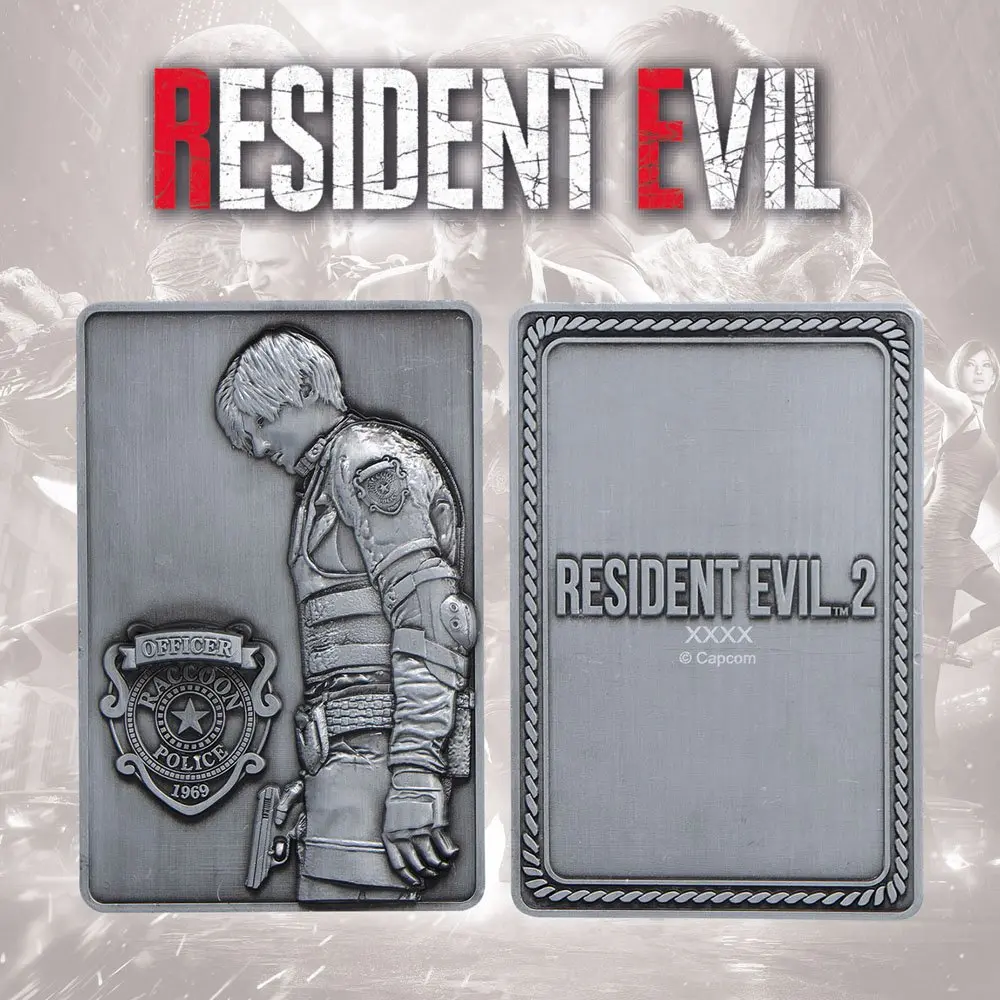 Resident Evil 2 Collectible Ingot Leon S. Kennedy Limited Edition product photo