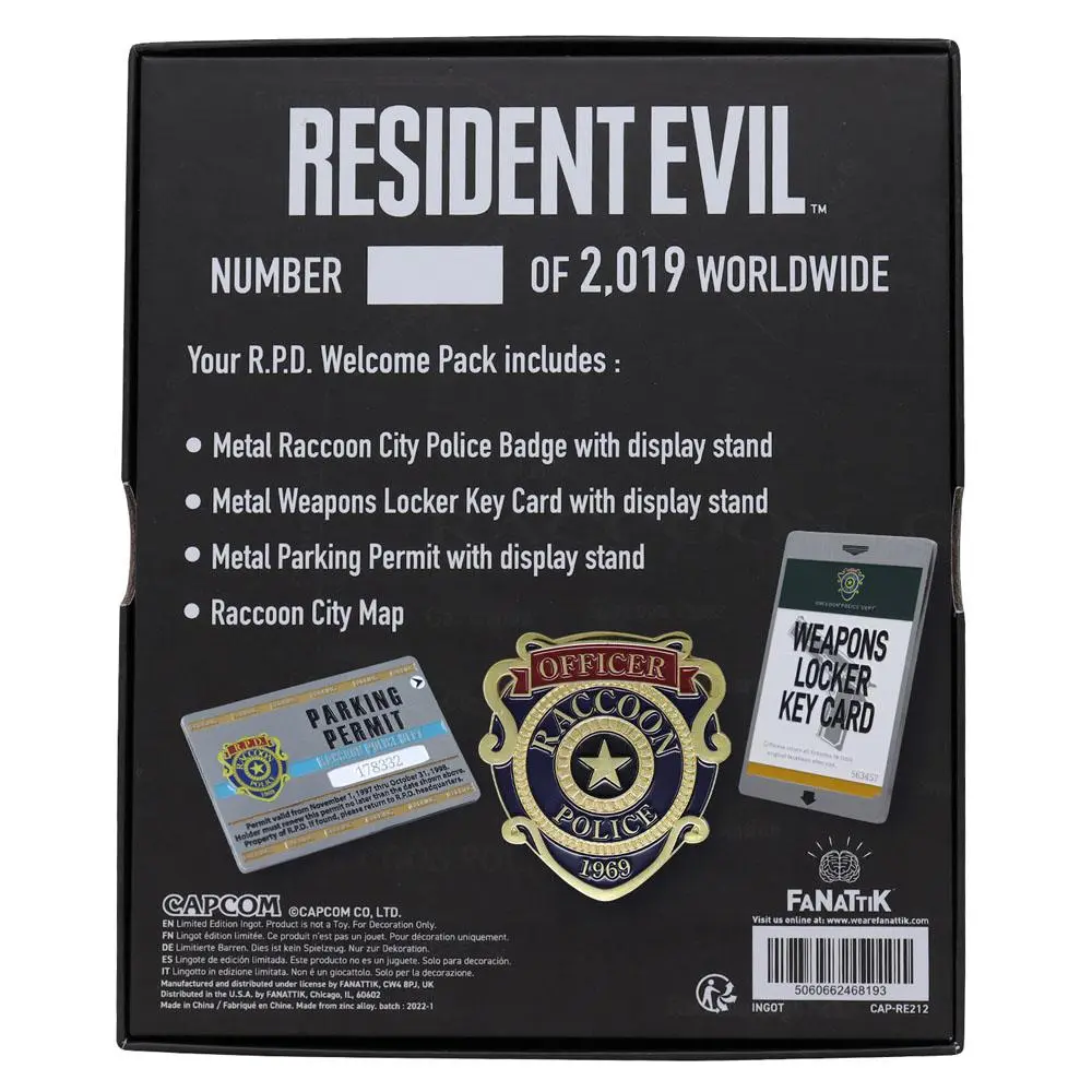 Resident Evil 2 R.P.D Welcome Pack product photo