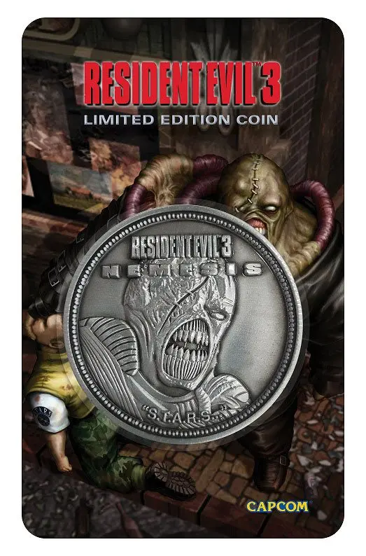 Resident Evil 3 Collectable Coin Nemesis Limited Edition product photo
