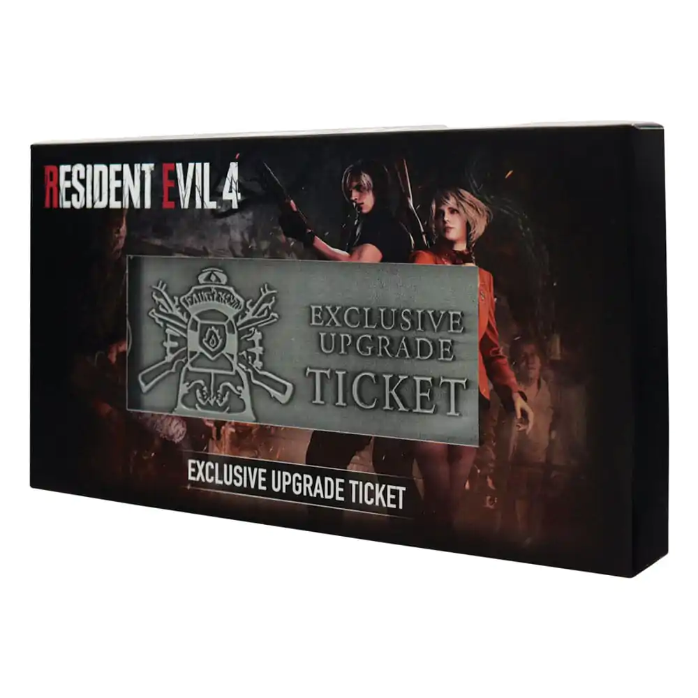 Resident Evil 4 Replica 1/1 Metal Exclusive Upgrade Ticket product photo