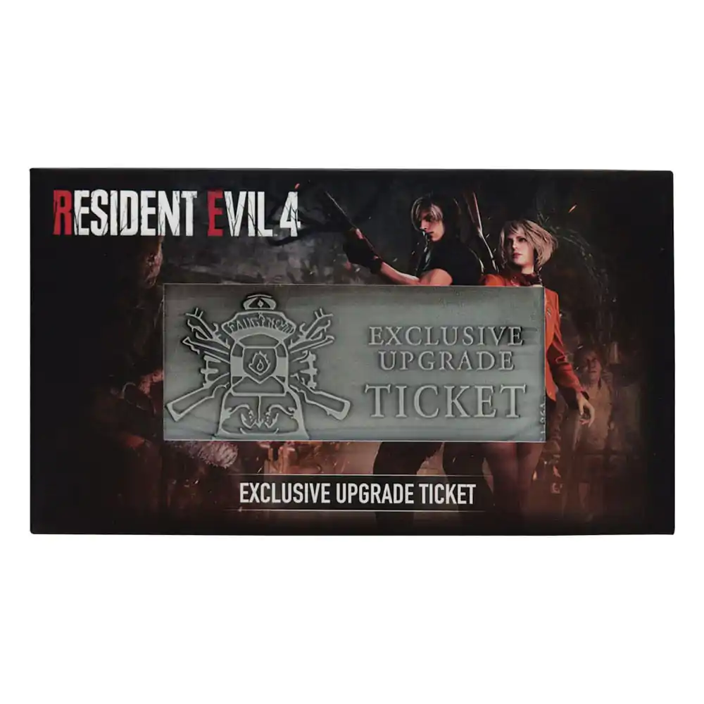 Resident Evil 4 Replica 1/1 Metal Exclusive Upgrade Ticket product photo