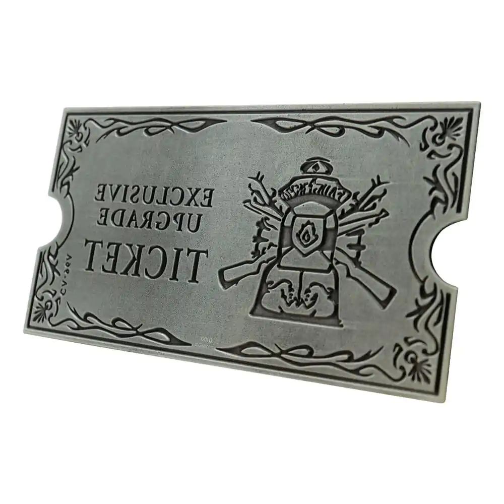 Resident Evil 4 Replica 1/1 Metal Exclusive Upgrade Ticket product photo