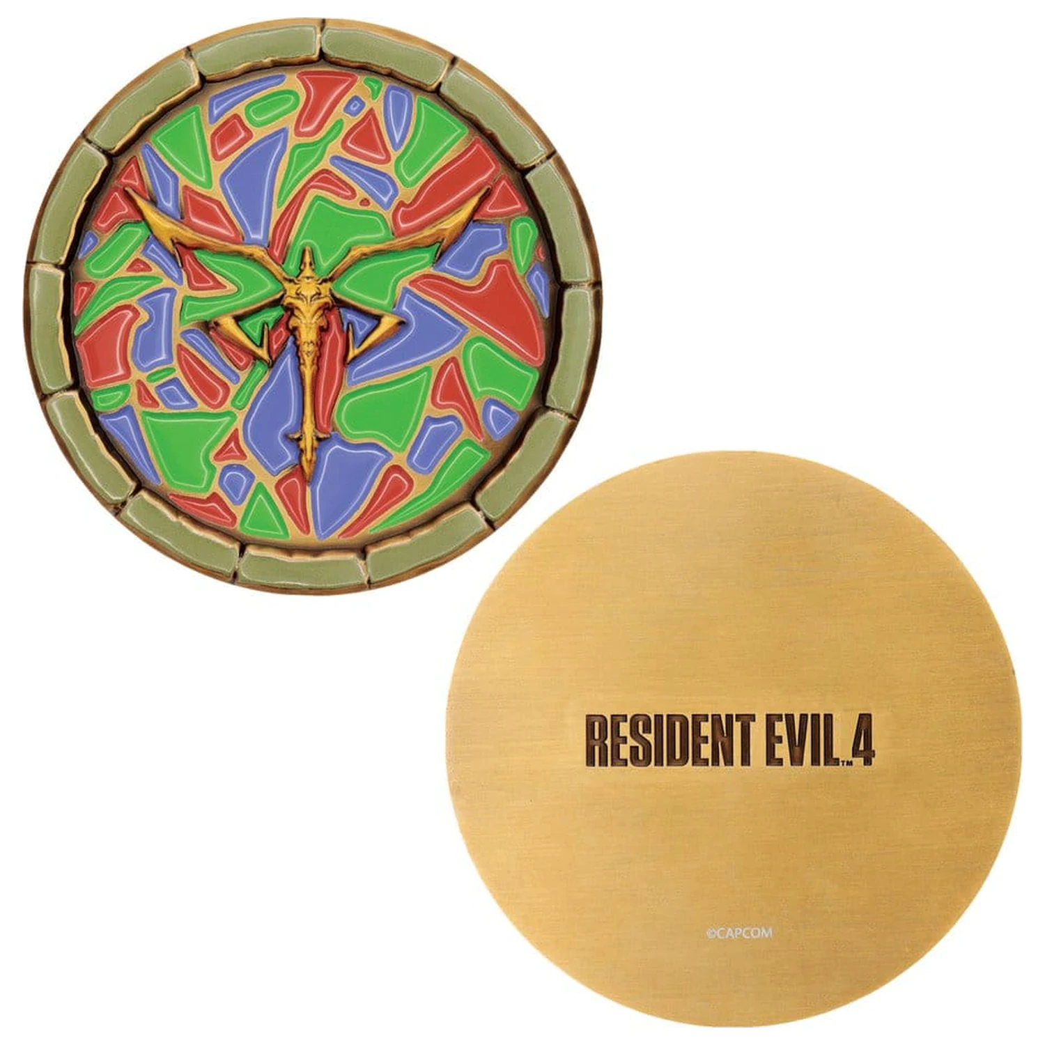 Resident Evil 4 Replica Church Puzzle Medallion Set product photo