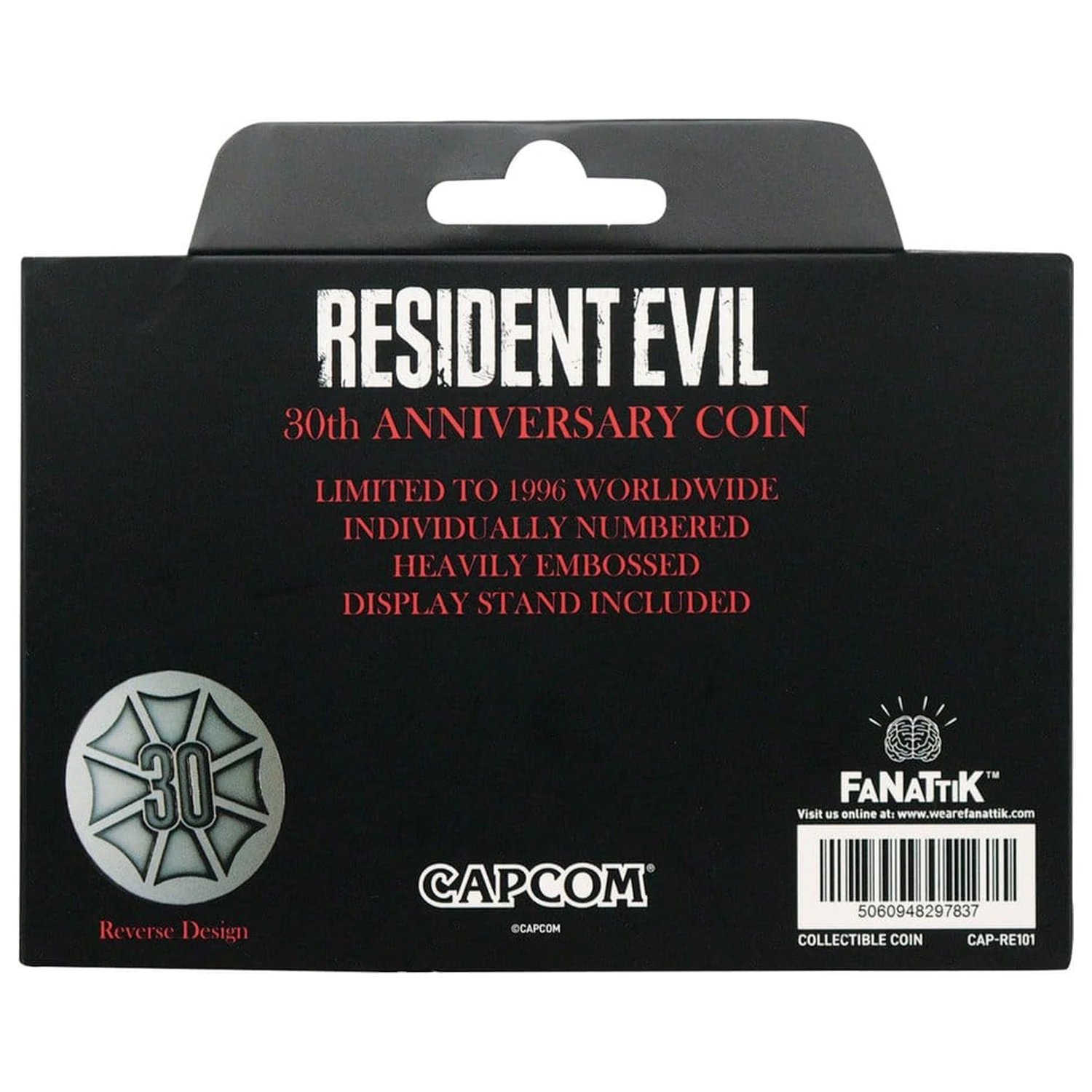 Resident Evil Collectable Coin 30th Anniversary product photo