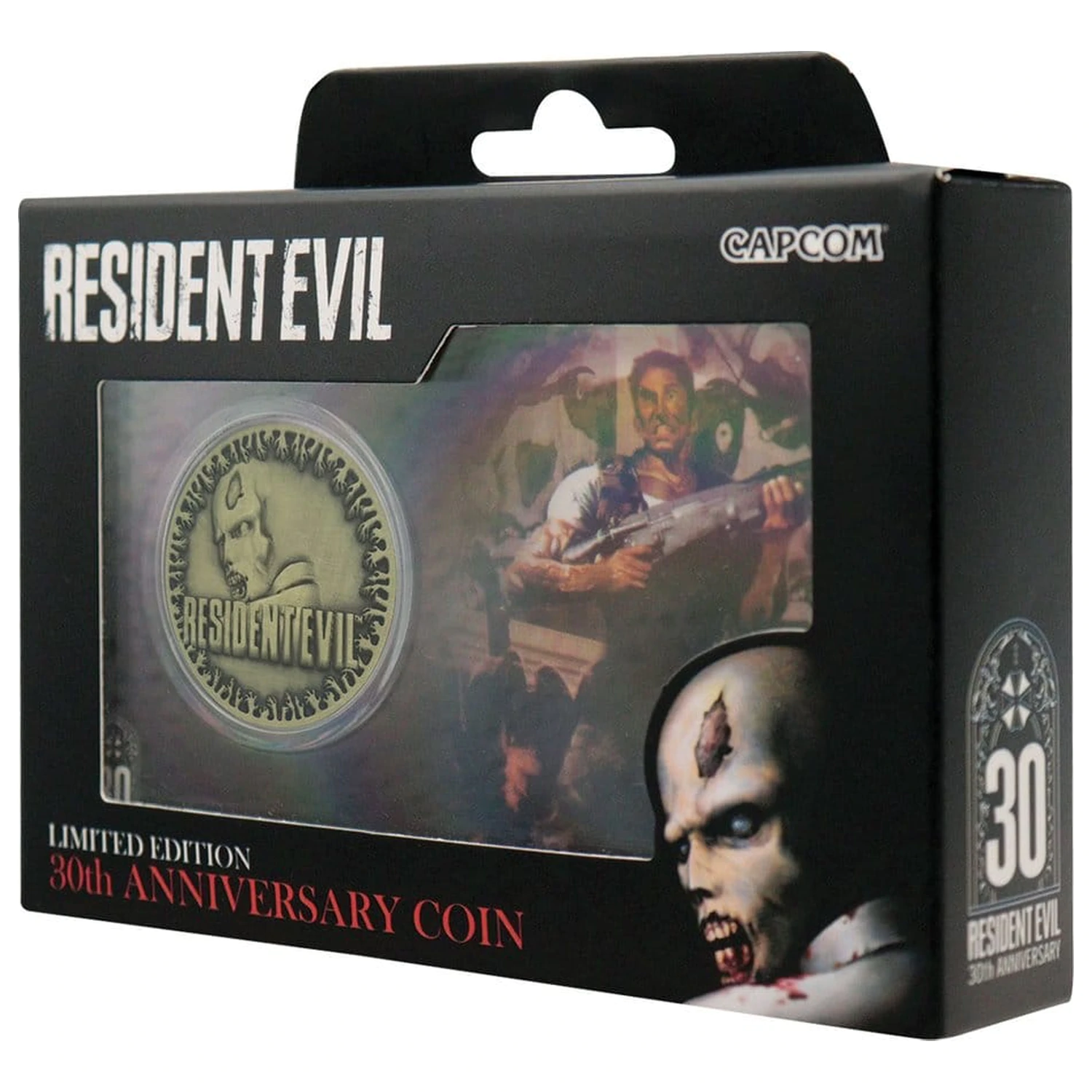 Resident Evil Collectable Coin 30th Anniversary Antique Brass product photo