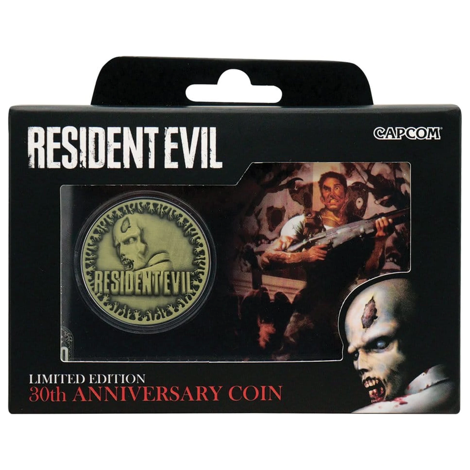 Resident Evil Collectable Coin 30th Anniversary Antique Brass product photo