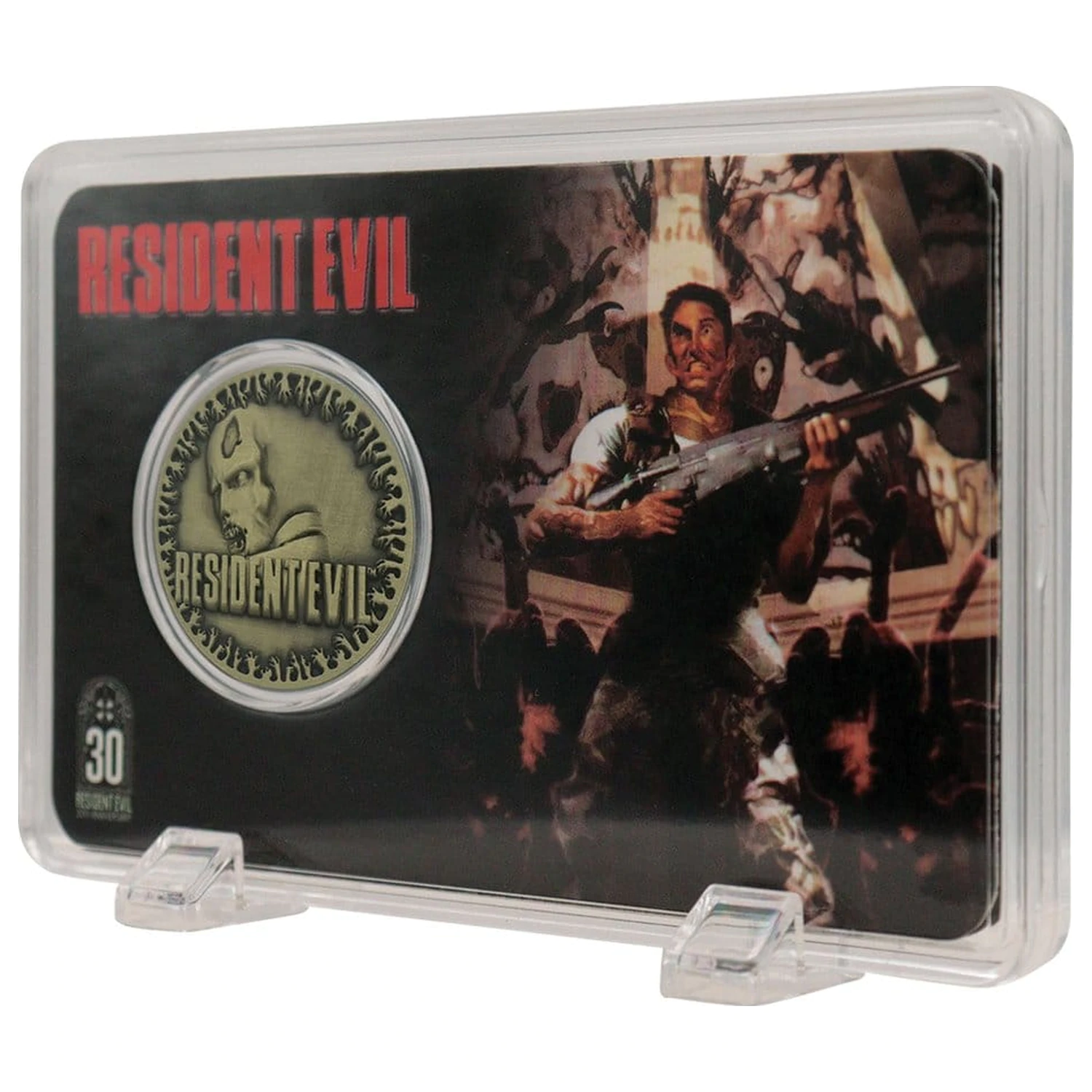 Resident Evil Collectable Coin 30th Anniversary Antique Brass product photo