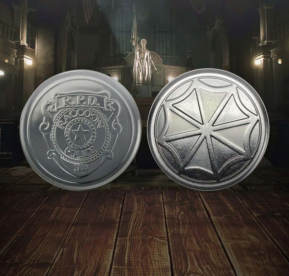 Resident Evil Coaster 4-Pack Police &amp; Logo product photo