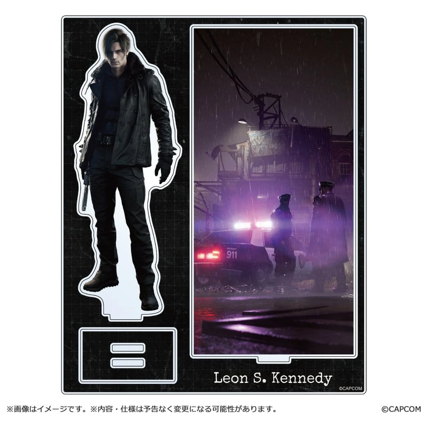 Resident Evil Requiem Acryl Stand Leon S. Kennedy 16 cm product photo
