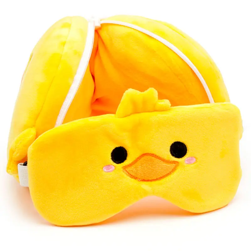 Relaxeazzz Adoramals Duck travel pillow and eye mask termékfotó