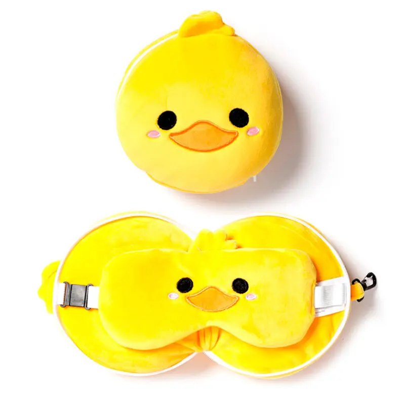 Relaxeazzz Adoramals Duck travel pillow and eye mask termékfotó