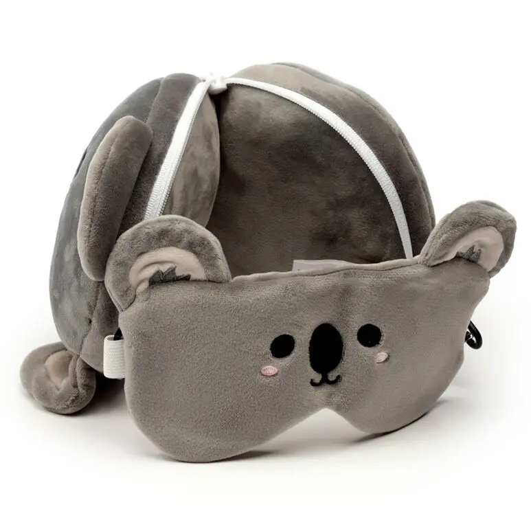 Relaxeazzz Adoramals Koala travel pillow and eye mask product photo