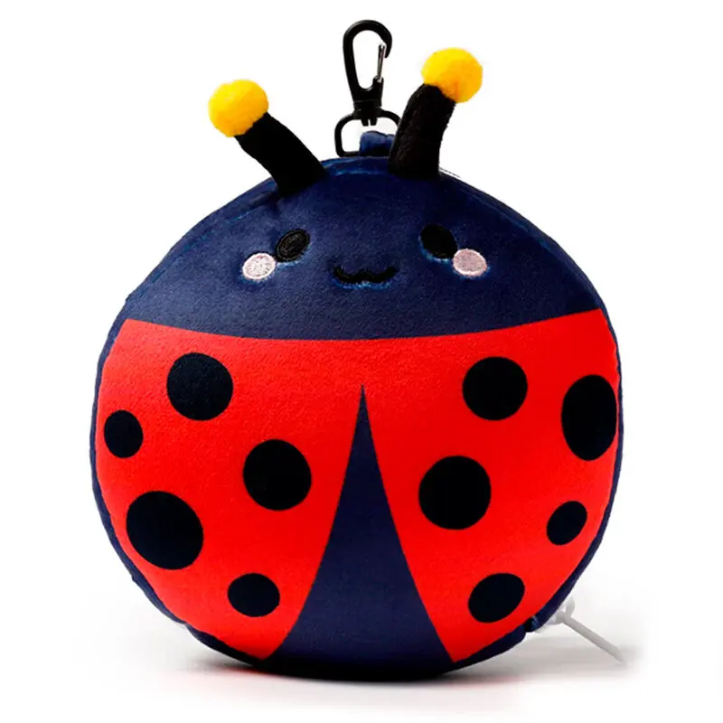 Relaxeazzz Adoramals Ladybug travel pillow and eye mask product photo