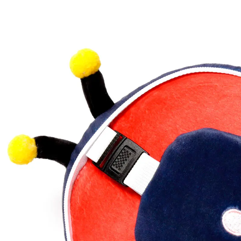 Relaxeazzz Adoramals Ladybug travel pillow and eye mask product photo