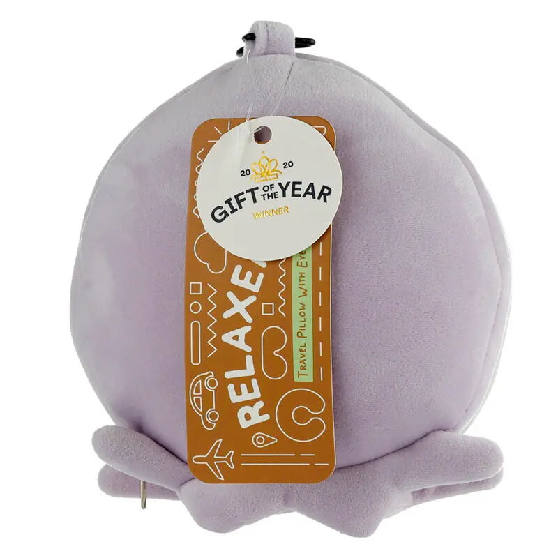Relaxeazzz Adoramals Octopus travel pillow and eye mask product photo