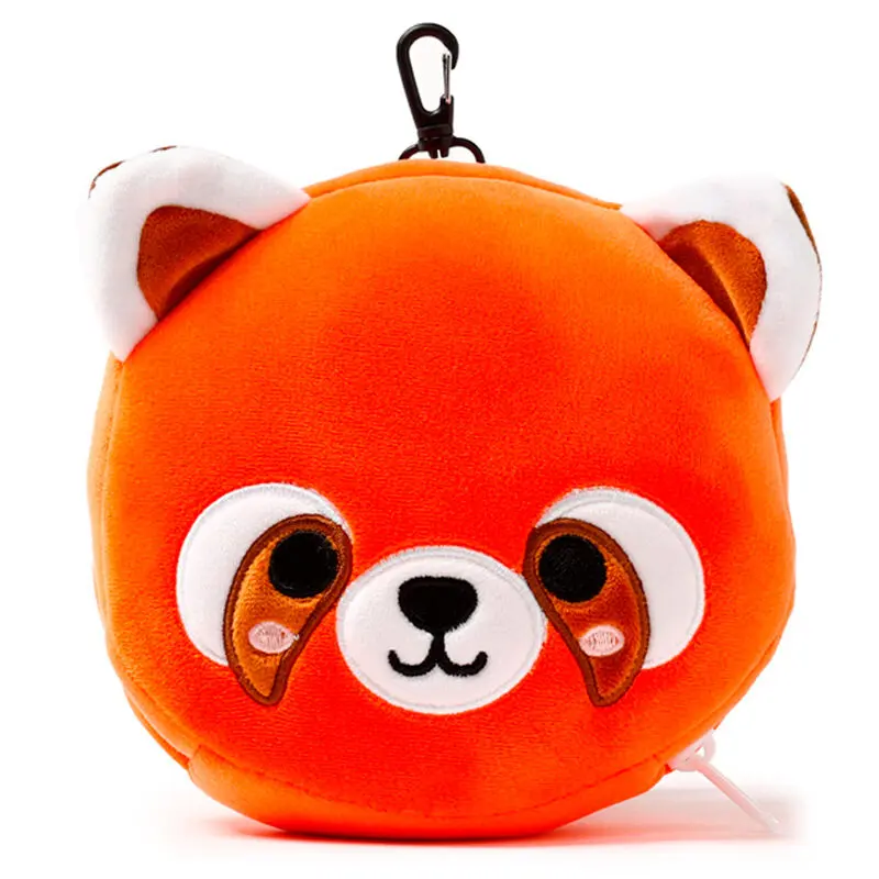 Relaxeazzz Adoramals Red Panda Bea travel pillow and eye mask product photo